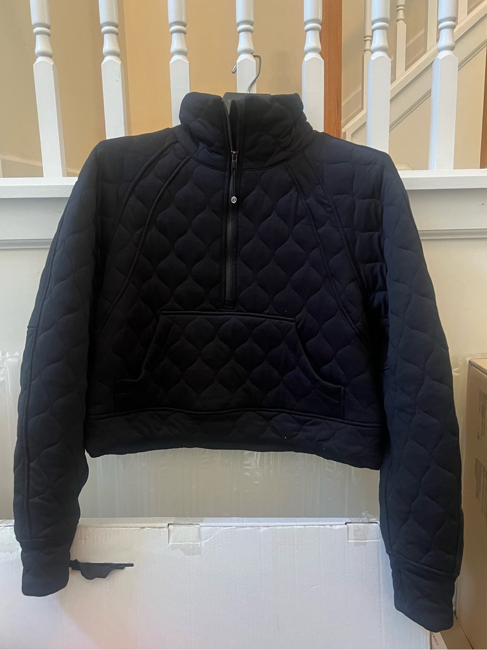 New Lululemon scuba oversized quilted half zip sz M/L